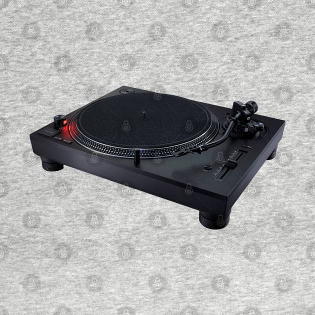 Solid Black Turntable by Tee4daily